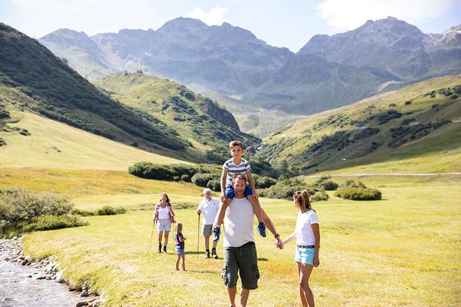 Wandern mit der Familie Serfaus