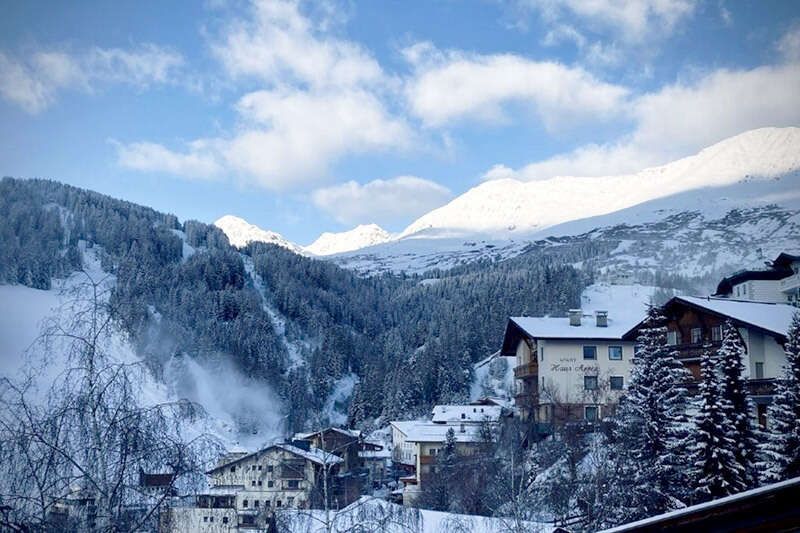 View from Apartment Type I at Hotel Philipp in Serfaus
