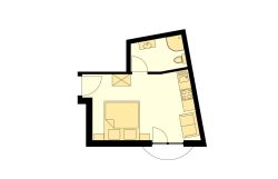 Grundriss von Studio Typ B2