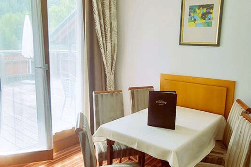 Sitzecke im Appartement Typ BK