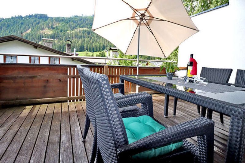 Terrasse im Appartement Typ F